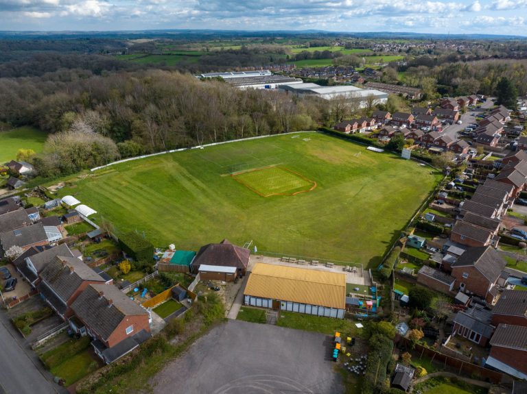 Broseley Cricket Club DroneRangers.co .uk 768x575